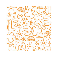 scribble background minimalist design