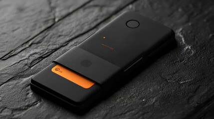 Digital wallet with a sleek, minimalist design interface, emphasizing user-friendly experience