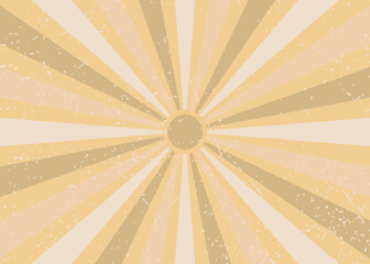 Faded sunburst background