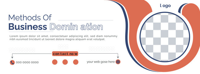 Facebook Cover Design, Set of editable Facebook cover design template, 