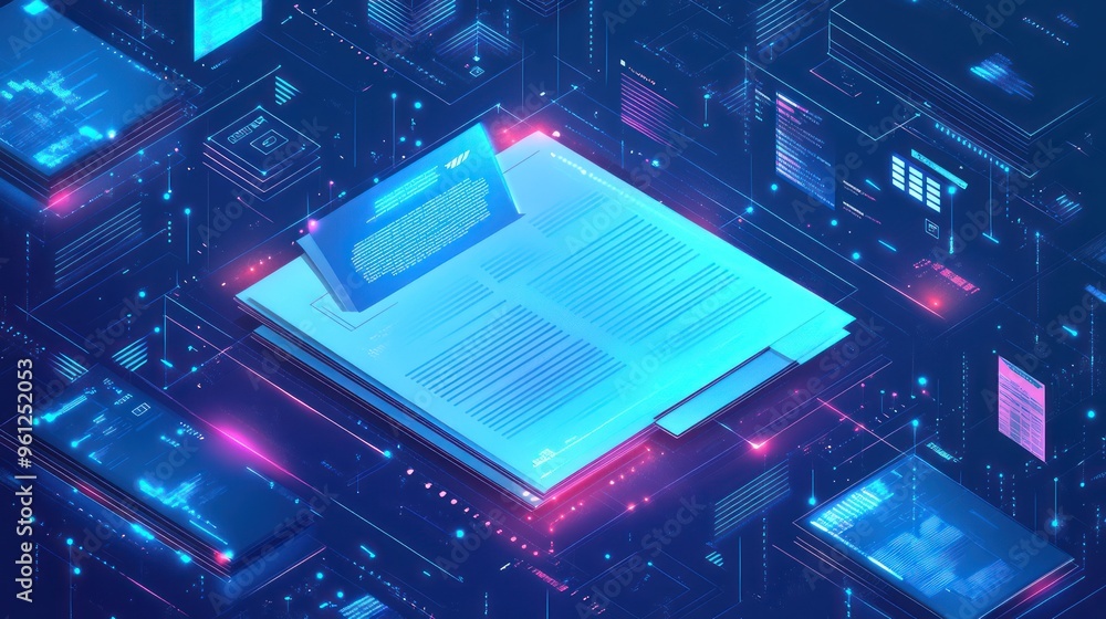 Poster digital document in a cyber network