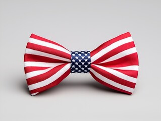 Patriotic Bow Tie with American Flag Design: Symbol of National Pride and Style