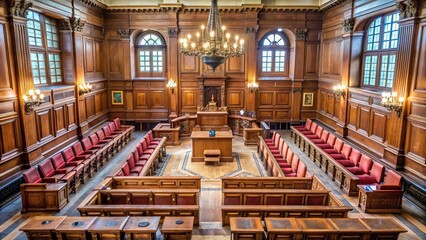 Aerial view of the first court of appeal in Paris