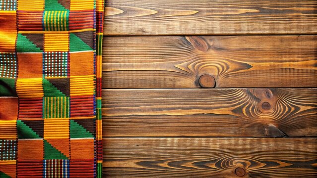 African Kente outlet Wooden Watch