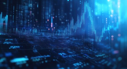 Abstract Digital Data Visualization