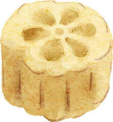 Hand drawn chinese moon cake.