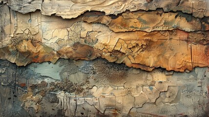 Fototapeta premium Abstract Textured Clay Wall