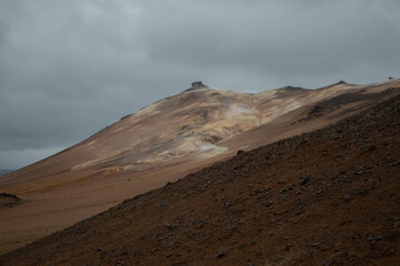 Smoking mountain Geysir
