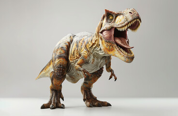Fototapeta premium Tyrannosaurus rex isolated on white background