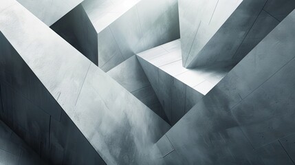 Geometric wallpaper with muted grays and silvers on a modern background with soft textures