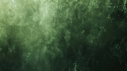Obraz premium Natural background with a forest green to moss gradient and gentle lighting for a fresh feel
