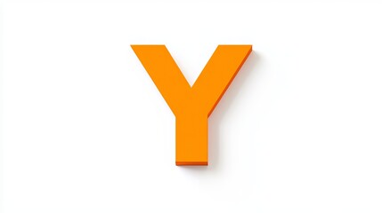 Obraz premium Volumetric form of the letter 