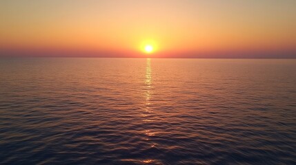 Obraz premium Sunset Over the Ocean
