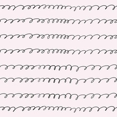 Hand drawn scribble background. Background with black lines, scribble ink seamless pattern.