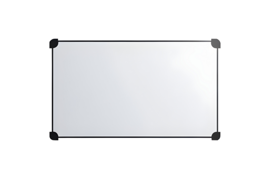 A paper sign board isolated on a transparent background.