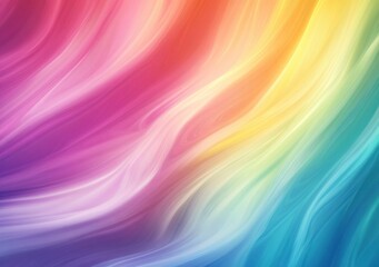 Obraz premium Abstract Rainbow Swirls