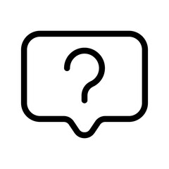 Question Icon Vector Symbol Design Illustration