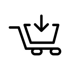 Cart Icon Vector Symbol Design Illustration