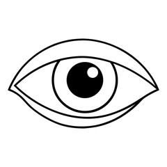 eye icon vector illustration