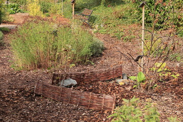 Kleiner Park im Zentrum von Bad Camberg in Hessen