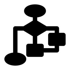  looping, loops, repeating, algorithm, logic, programming solid or glyph icon