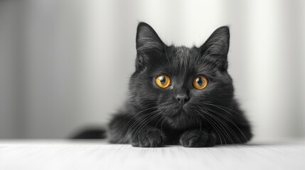 Black Cat Portrait