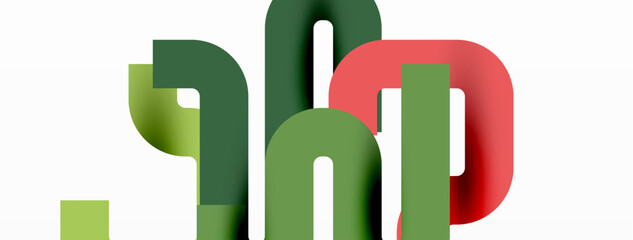 Abstract background curvy lines, minimal geometric design template