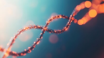 An Artistic Representation of Infinite Connection and Global Communication Through Light