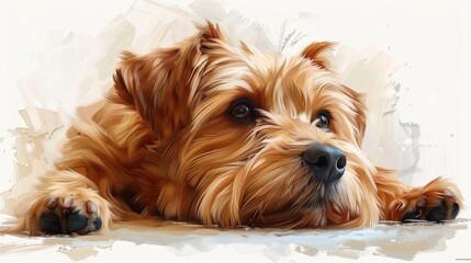 A Soft And Fluffy Dog