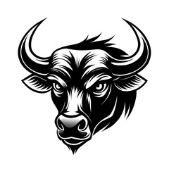Fototapeta premium Bull image, transparent background, png