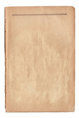 Vintage background of old ancient torn paper texture isolated