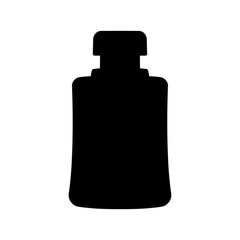 perfume bottle icon, vector illustration