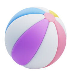 Colorful 3D Inflatable Baby Beach Ball Toy