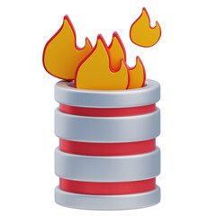 3D Firefighting Training Barrel Simulation