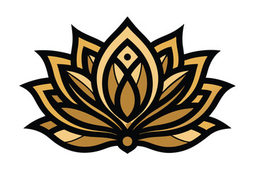 Obraz premium lotus flower mandala design vector illustration