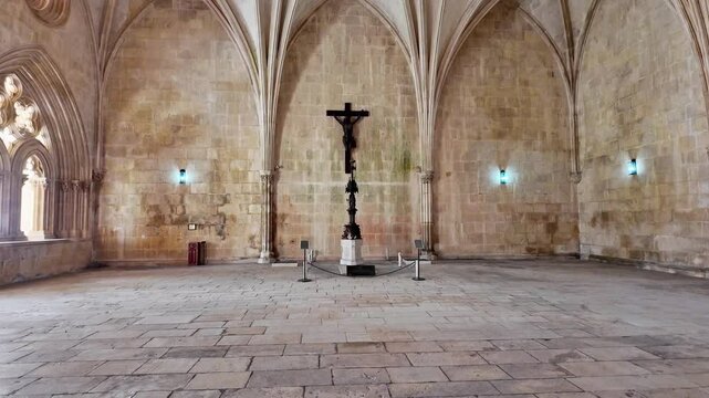 The Monastery of Batalha is a Dominican convent in the civil parish of Batalha, Portugal. Originally known as the Monastery of Saint Mary of the Victory.