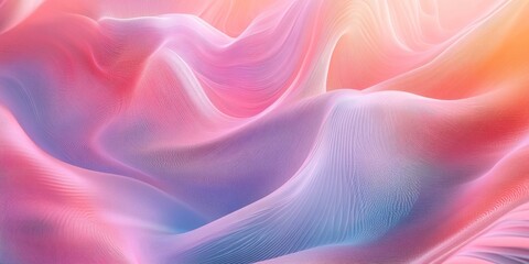 Obraz premium Abstract wavy background with pink and blue hues.