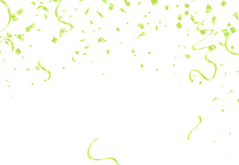 Fototapeta premium Colorful bright confetti isolated on transparent background. Festive vector illustration , serpentine, gold confetti.for card, party, design, flyer, poster, decor, banner,