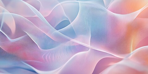 Obraz premium Abstract wavy pattern in pink and blue.