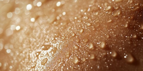 Sweating, human skin