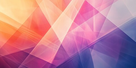 Fototapeta premium Abstract background of overlapping geometric shapes.