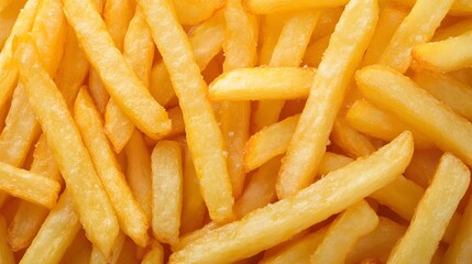 Close-Up of Delicious Crispy Fries