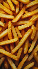 Close-Up of Delicious Crispy Fries