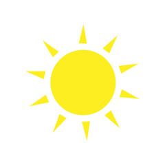 yellow sun icon