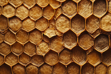 A detailed background of honeycombs, showcasing the intricate hexagonal pattern crafted by bees