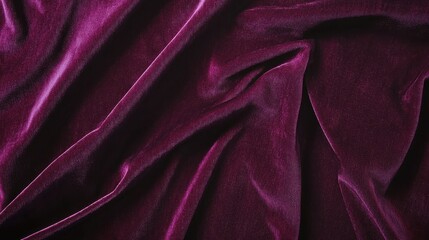 Fototapeta premium Close up Texture of Burgundy Velvet Fabric