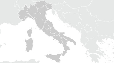 Costa Rica map. Grayscale,isolated on white background for website layouts,background,education, precise,customizable,Travel worldwide,map silhouette backdrop,earth geography, political,reports.