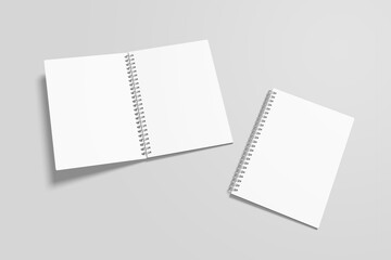 Minimalist Note Book Mockup for showcasing your design to clients