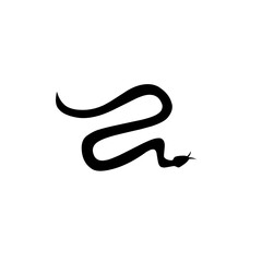 poisonous snake silhouette icon