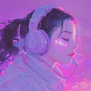 Generative AI Lo-Fi music picture	
